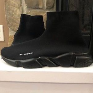Balenciaga Speed Trainer Mid Triple Black